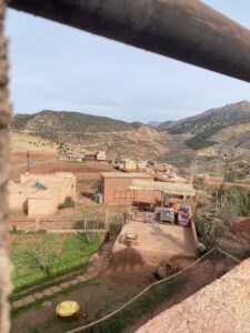 A Berber village in the high atlas mountains